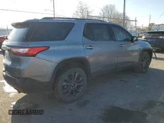 2021 Chevrolet Traverse RS with VIN 1GNERJKW2MJ173710, listed as a Copart auction lot 50771585 with 36,490 mi miles and Salvage Title. Bid and sale history available at carsss.com. Image 3.