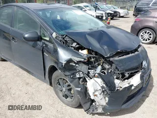 2013 Toyota Prius One with VIN JTDKN3DU9D1721670, listed as a IAAI auction lot 41945657 with 188,450 mi miles. Bid and sale history available at carsss.com. Image 6.