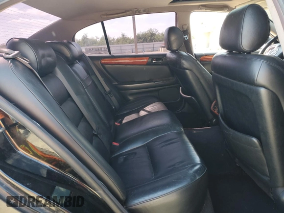 2002 Lexus GS 300 z VIN JT8BD69SX20152163, wystawiony jako Copart lot #53892595 z przebiegiem 261 514 mil mil oraz Szkoda całkowita • Salvage title. Historia ofert i sprzedaży dostępna na DreamBid. Obrazek 10.