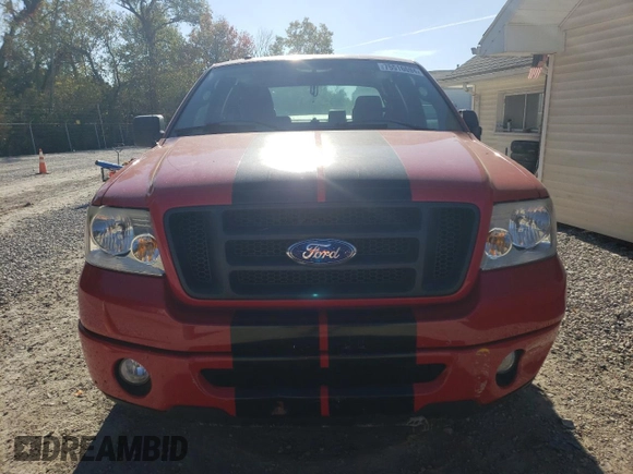 2008 Ford F-150 STX with VIN 1FTRX12W98FC24533, listed as a Copart auction lot 75516694 with 74,928 mi miles and Clean Title. Bid and sale history available at carsss.com. Image 5.