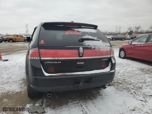 2010 Lincoln MKX with VIN 2LMDJ6JC7ABJ23238, listed as a Copart auction lot 85929044 with 126,998 mi miles and Salvage Title. Bid and sale history available at carsss.com. Image 6.