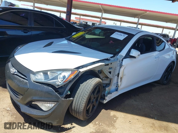 2016 Hyundai Genesis Coupe 3.8L Base with VIN KMHHT6KJ1GU131195, listed as a IAAI auction lot 42620870 with 69,792 mi miles and . Bid and sale history available at DreamBid. Image 6.