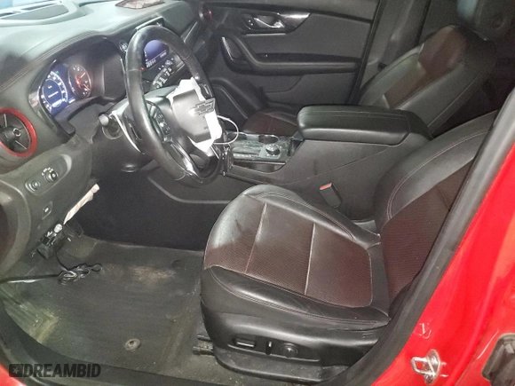 2020 Chevrolet Blazer RS with VIN 3GNKBKRS6LS539942, listed as a Copart auction lot 44590195 with 101,803 mi miles and Salvage Title. Bid and sale history available at carsss.com. Image 7.