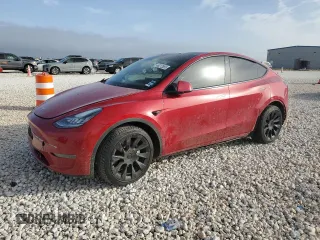 2021 Tesla Model Y Long Range z VIN 5YJYGDEE2MF084243, wystawiony jako Copart lot #48212855 z przebiegiem 79 902 mil mil oraz Szkoda całkowita • Salvage title. Historia ofert i sprzedaży dostępna na DreamBid. Obrazek 1.