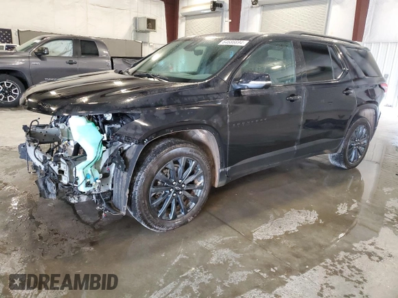 2023 Chevrolet Traverse RS with VIN 1GNEVJKWXPJ316189, listed as a Copart auction lot 64686694 with 9,295 mi miles and Salvage Title. Bid and sale history available at carsss.com. Image 1.