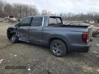 2022 Honda Ridgeline RTL-E with VIN 5FPYK3F77NB024900, listed as a Copart auction lot 48840775 with 31,990 mi miles and Salvage title. Bid and sale history available at DreamBid. Image 2.