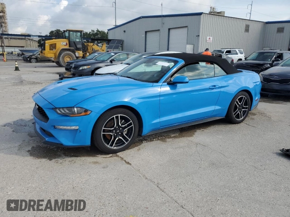 2022 Ford Mustang EcoBoost z VIN 1FATP8UH3N5115604, wystawiony jako Copart lot #56867915 z przebiegiem 52 706 mil mil oraz Szkoda całkowita • Salvage title. Historia ofert i sprzedaży dostępna na DreamBid. Obrazek 1.