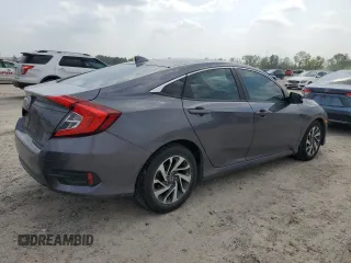 2018 Honda Civic EX with VIN 2HGFC2F7XJH598212, listed as a Copart auction lot 50825105 with 71,888 mi miles and Clean Title. Bid and sale history available at DreamBid. Image 3.