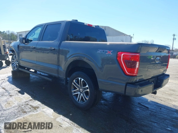 2021 Ford F-150 XL with VIN 1FTEW1EP0MFA56166, listed as a IAAI auction lot 41858793 with 48,498 mi miles and . Bid and sale history available at DreamBid. Image 3.