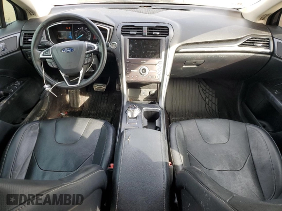 2017 Ford Fusion Titanium with VIN 3FA6P0D94HR183550, listed as a Copart auction lot 46148595 with 140,505 mi miles and Salvage title. Bid and sale history available at DreamBid. Image 8.