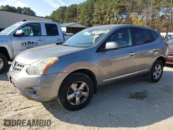 2013 Nissan Rogue S with VIN JN8AS5MV9DW618619, listed as a Copart auction lot 78458674 with 122,136 mi miles and Non Repairable. Bid and sale history available at DreamBid. Image 1.