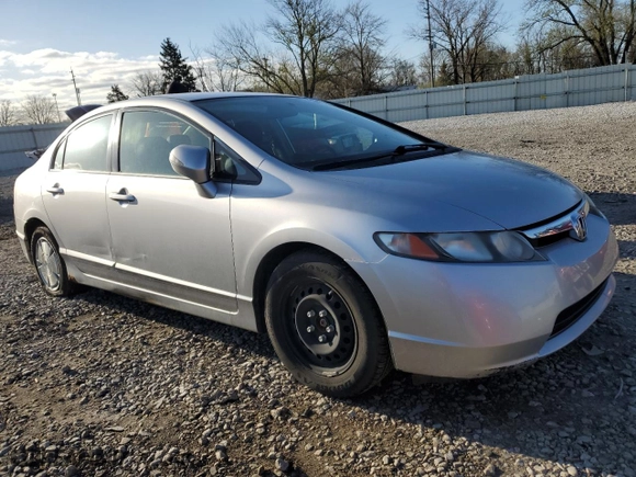 2008 Honda Civic Hybrid with VIN JHMFA36208S018305, listed as a Copart auction lot 51940455 with 189,849 mi miles and Clean Title. Bid and sale history available at carsss.com. Image 4.