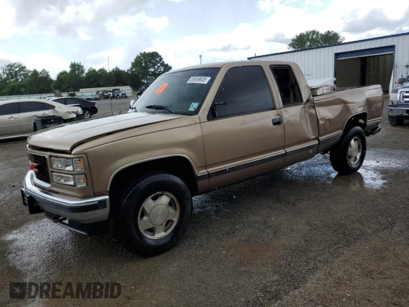 1994 GMC Sierra 1500 z VIN 2GTEK19K3R1574913, wystawiony jako Copart lot #55939635 z przebiegiem 191 240 mil mil oraz Szkoda całkowita • Salvage title. Historia ofert i sprzedaży dostępna na DreamBid. Obrazek 1.