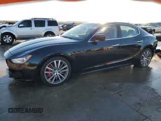 2016 Maserati Ghibli S Q4 with VIN ZAM57RTA6G1164699, listed as a Copart auction lot 85776924 with 64,090 mi miles and Clean Title. Bid and sale history available at carsss.com. Image 1.