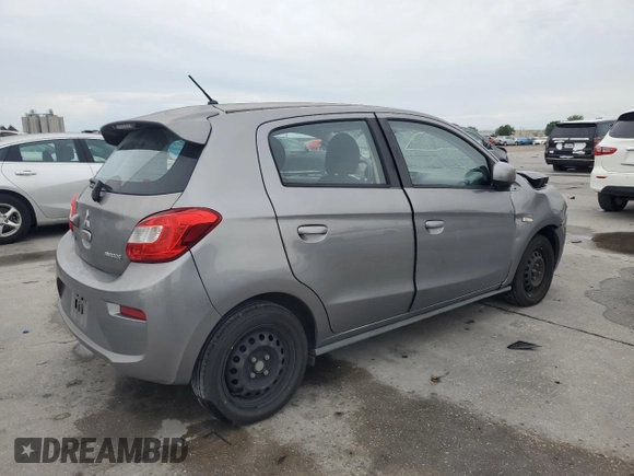 2018 Mitsubishi Mirage ES with VIN ML32A3HJ5JH004507, listed as a Copart auction lot 55047635 with 74,597 mi miles and Salvage title. Bid and sale history available at DreamBid. Image 3.
