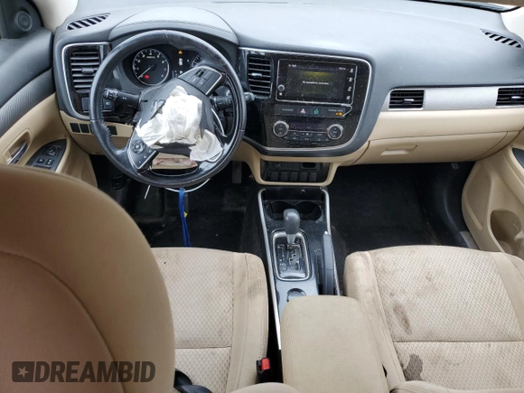 2017 Mitsubishi Outlander SE with VIN JA4AD3A32HZ066716, listed as a Copart auction lot 58435645 with 133,889 mi miles and Salvage title. Bid and sale history available at DreamBid. Image 8.
