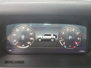 2021 Land Rover Defender with VIN SALE3ERU4M2053304, listed as a Copart auction lot 79035444 with 30,849 mi miles and Salvage title. Bid and sale history available at DreamBid. Image 9.