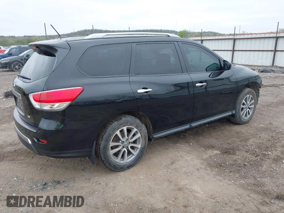 2016 Nissan Pathfinder Platinum with VIN 5N1AR2MN6GC624904, listed as a IAAI auction lot 41921662 with 77,025 mi miles. Bid and sale history available at carsss.com. Image 4.