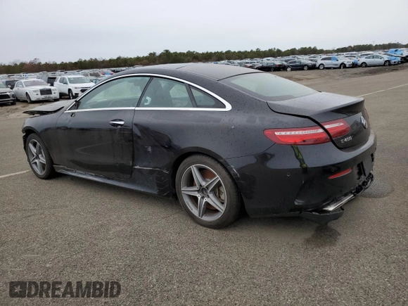 2018 Mercedes-Benz E-Class E 400 with VIN WDD1J6GBXJF018618, listed as a Copart auction lot 82824753 with 34,405 mi miles and Non Repairable. Bid and sale history available at carsss.com. Image 2.