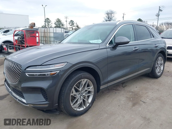 2022 Genesis GV70 2.5T with VIN KMUMADTB2NU059678, listed as a IAAI auction lot 41479833 with 30,598 mi miles and . Bid and sale history available at DreamBid. Image 17.