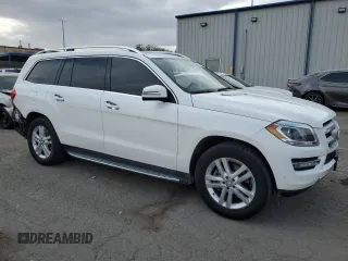 2016 Mercedes-Benz GL with VIN 4JGDF6EEXGA692579, listed as a Copart auction lot 41822035 with 122,455 mi miles and Salvage Title. Bid and sale history available at carsss.com. Image 4.