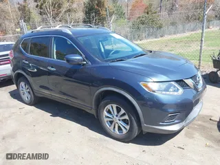 2016 Nissan Rogue S with VIN KNMAT2MVXGP695361, listed as a IAAI auction lot 41896209 with 100,551 mi miles. Bid and sale history available at carsss.com. Image 1.