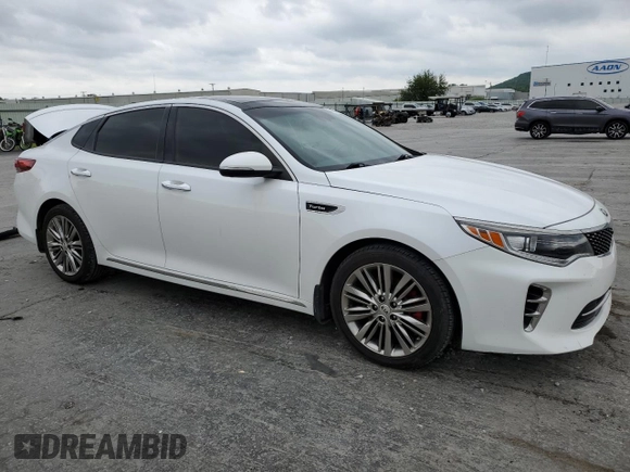 2016 Kia Optima SXL Turbo with VIN 5XXGV4L26GG080143, listed as a Copart auction lot 53832095 with 131,003 mi miles and Salvage title. Bid and sale history available at DreamBid. Image 4.