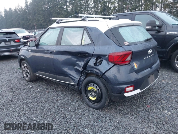 2021 Hyundai Venue SEL with VIN KMHRC8A33MU092656, listed as a IAAI auction lot 41275058 with 53,109 mi miles and . Bid and sale history available at DreamBid. Image 3.