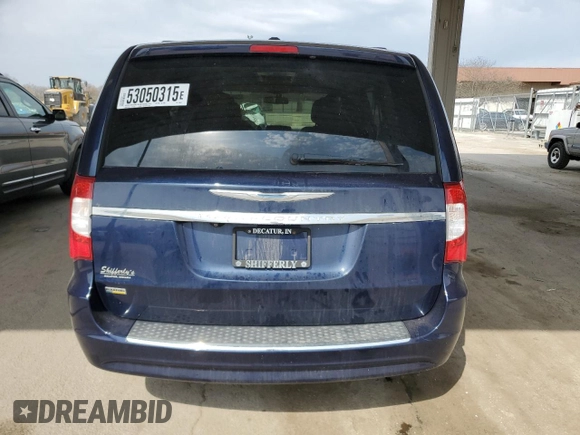 2014 Chrysler Town & Country Touring with VIN 2C4RC1BG4ER159387, listed as a Copart auction lot 53050315 with 164,644 mi miles and Salvage Title. Bid and sale history available at DreamBid. Image 6.