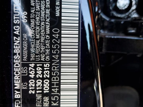2024 Mercedes-Benz CLA 250 z VIN W1K5J4HB5RN455240, wystawiony jako Copart lot #82819064 z przebiegiem 2 153 mil mil oraz Szkoda całkowita • Salvage title. Historia ofert i sprzedaży dostępna na DreamBid. Obrazek 12.