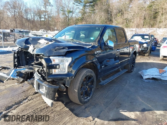 2017 Ford F-150 XL with VIN 1FTEW1EGXHFB14984, listed as a IAAI auction lot 41546709 with 132,132 mi miles. Bid and sale history available at carsss.com. Image 2.