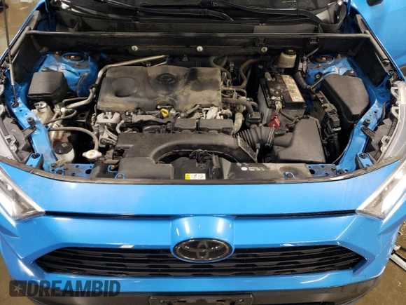 2019 Toyota RAV4 XLE with VIN JTMP1RFVXKD011571, listed as a Copart auction lot 89066895 with 81,955 mi miles and Salvage Title. Bid and sale history available at DreamBid. Image 11.