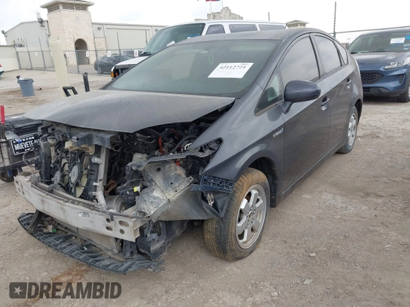 2010 Toyota Prius II with VIN JTDKN3DU8A1065263, listed as a IAAI auction lot 42112721 with 1 mi miles. Bid and sale history available at carsss.com. Image 2.