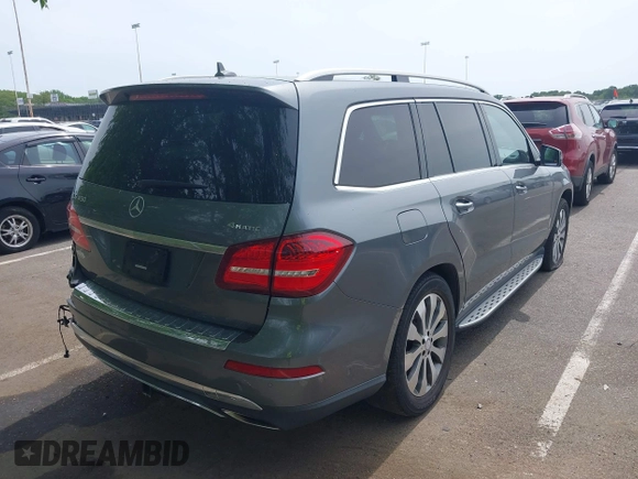 2019 Mercedes-Benz GLS 450 with VIN 4JGDF6EE1KB226588, listed as a IAAI auction lot 42310009 with 116,124 mi miles and . Bid and sale history available at DreamBid. Image 4.