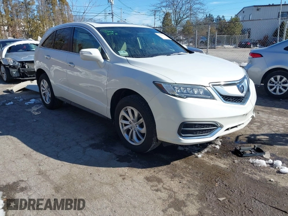 2016 Acura RDX Technology with VIN 5J8TB4H56GL013392, listed as a IAAI auction lot 41599112 with 92,317 mi miles and . Bid and sale history available at carsss.com. Image 1.