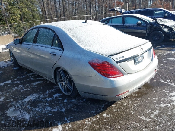 2015 Mercedes-Benz S-Class S 550 with VIN WDDUG8CB6FA069003, listed as a IAAI auction lot 41366424 with 61,856 mi miles. Bid and sale history available at carsss.com. Image 3.