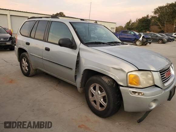 2008 GMC Envoy SLE1 with VIN 1GKDS13S282122684, listed as a Copart auction lot 80488104 with 262,167 mi miles and Salvage Title. Bid and sale history available at DreamBid. Image 4.