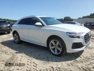 2019 Audi Q8 Premium Plus z VIN WA1BVAF15KD038166, wystawiony jako Copart lot #59090975 z przebiegiem 101 905 mil mil oraz Szkoda całkowita • Salvage title. Historia ofert i sprzedaży dostępna na DreamBid. Obrazek 4.