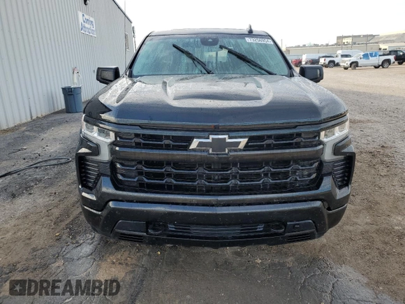 2023 Chevrolet Silverado 1500 RST with VIN 1GCUDEE82PZ183568, listed as a Copart auction lot 73256954 with 30,652 mi miles and Salvage Title. Bid and sale history available at DreamBid. Image 5.