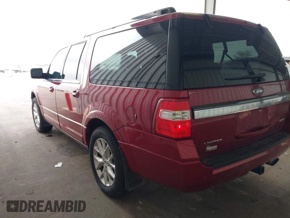 2015 Ford Expedition Max Limited with VIN 1FMJK2AT7FEF22196, listed as a IAAI auction lot 40914674 with 173,295 mi miles and . Bid and sale history available at DreamBid. Image 3.