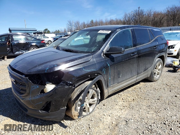 2018 GMC Terrain SLE with VIN 3GKALMEV4JL213100, listed as a Copart auction lot 47247235 with 152,485 mi miles and Clean Title. Bid and sale history available at carsss.com. Image 1.