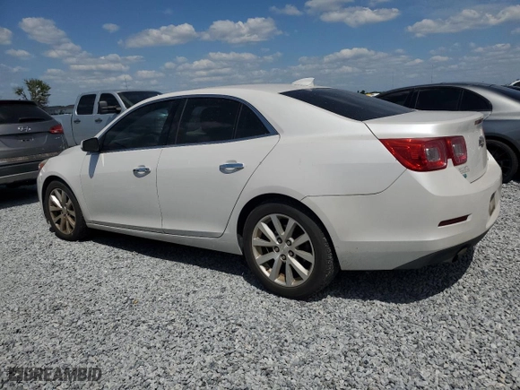 2015 Chevrolet Malibu LTZ with VIN 1G11F5SL7FF213548, listed as a Copart auction lot 50828735 with 112,300 mi miles and Salvage Title. Bid and sale history available at carsss.com. Image 2.