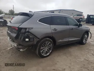 2023 Acura MDX w/Advance Package with VIN 5J8YE1H81PL016027, listed as a Copart auction lot 79716114 with 0 mi miles and Salvage Title. Bid and sale history available at carsss.com. Image 3.