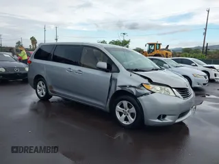 2011 Toyota Sienna LE AAS with VIN 5TDKK3DC2BS161488, listed as a IAAI auction lot 41744193 with 115,787 mi miles and . Bid and sale history available at DreamBid. Image 1.