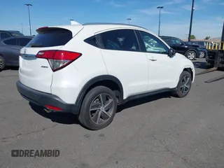 2022 Honda HR-V EX with VIN 3CZRU6H57NM750850, listed as a IAAI auction lot 41510278 with 38,814 mi miles. Bid and sale history available at carsss.com. Image 4.