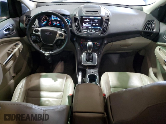 2014 Ford Escape Titanium with VIN 1FMCU0JX1EUA52097, listed as a Copart auction lot 53483985 with 126,243 mi miles and Clean Title. Bid and sale history available at carsss.com. Image 8.