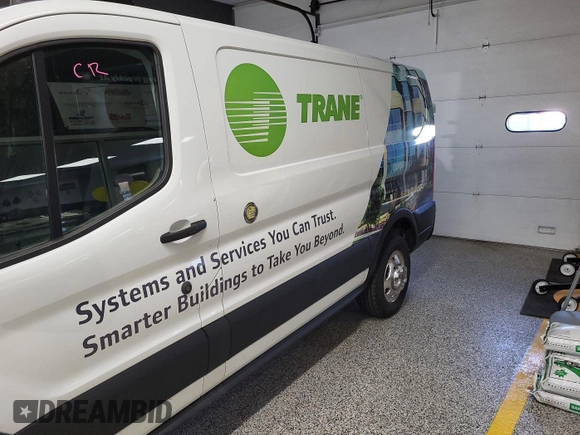 2020 Ford Transit Cargo with VIN 1FTBR2YG3LKA32428, listed as a IAAI auction lot 42240385 with 134,620 mi miles and . Bid and sale history available at DreamBid. Image 1.