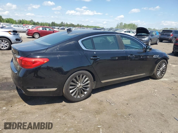 2015 Kia K900 Luxury z VIN KNALW4D43F6019810, wystawiony jako Copart lot #54155565 z przebiegiem 93 210 mil mil oraz Szkody całkowita. Historia ofert i sprzedaży dostępna na DreamBid. Obrazek 3.