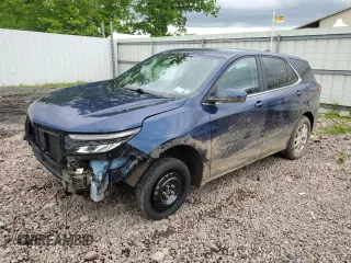 2022 Chevrolet Equinox LT with VIN 3GNAXUEV5NL304583, listed as a Copart auction lot 58664555 with 25,292 mi miles and Salvage title. Bid and sale history available at DreamBid. Image 1.