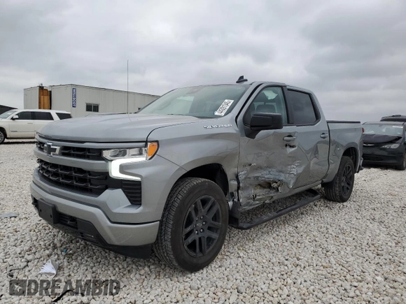 2024 Chevrolet Silverado 1500 RST with VIN 2GCPADED3R1250655, listed as a Copart auction lot 44391345 with 12,279 mi miles and Salvage Title. Bid and sale history available at carsss.com. Image 1.